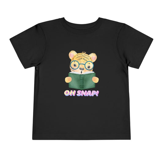 Toddler Oh Snap! Tee – Funny Book Reaction Shirt for Little Readers