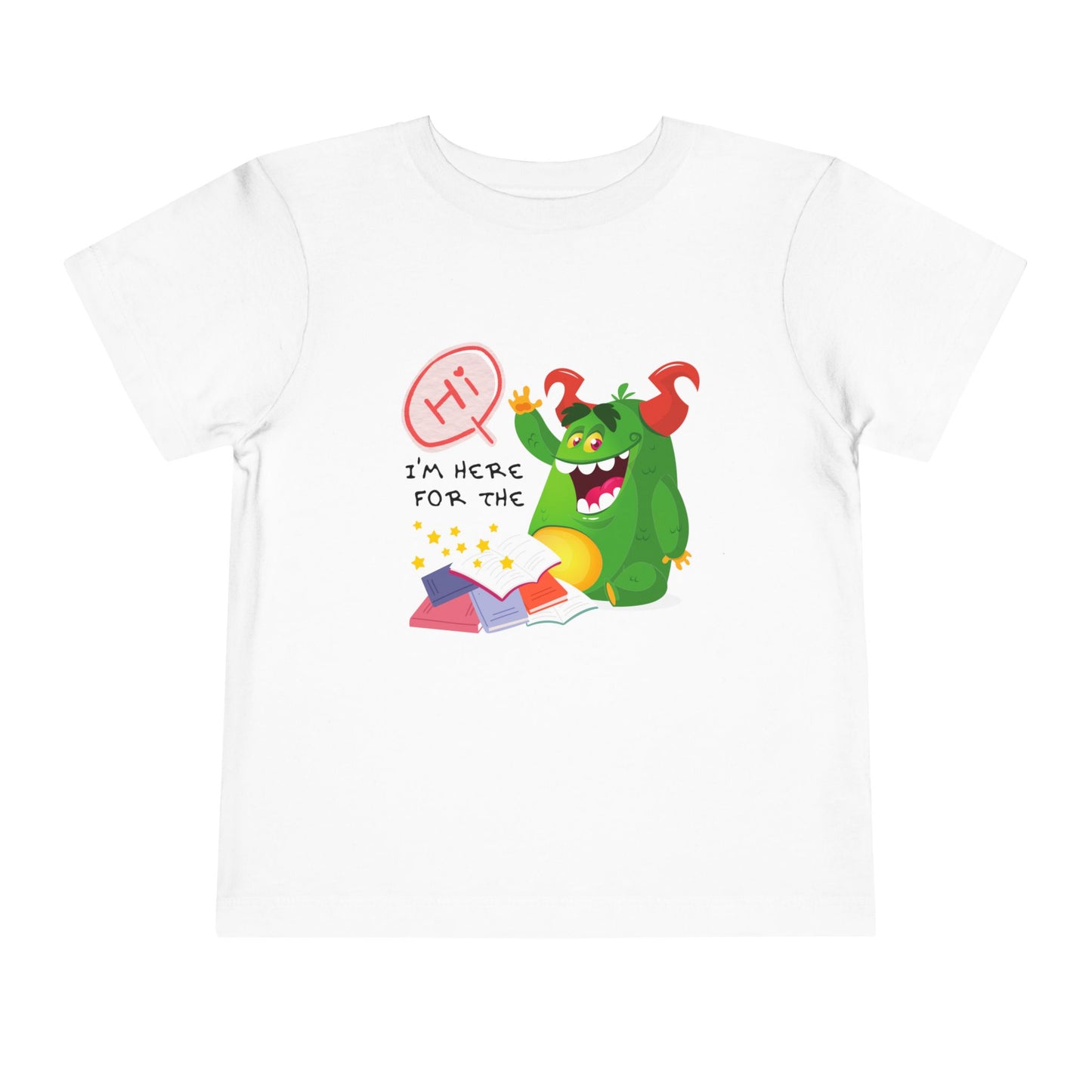 Toddler Here for the Storytime Tee