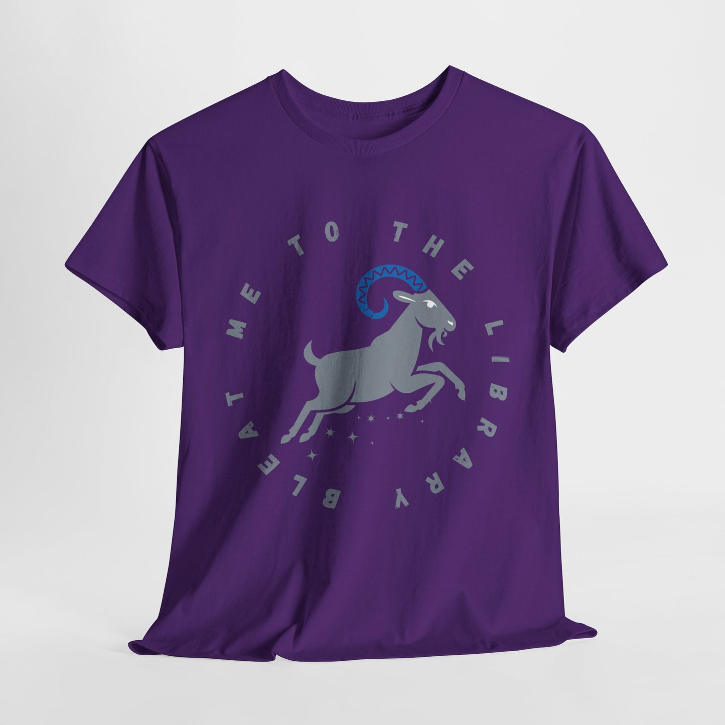 Teen/Adult Unisex – Bleat Me to the Library Goat Tee