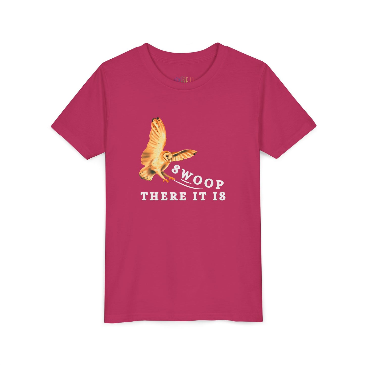Youth Swoop There It Is T-Shirt – Playful Owl Tee Inspired by Mei-Mei
