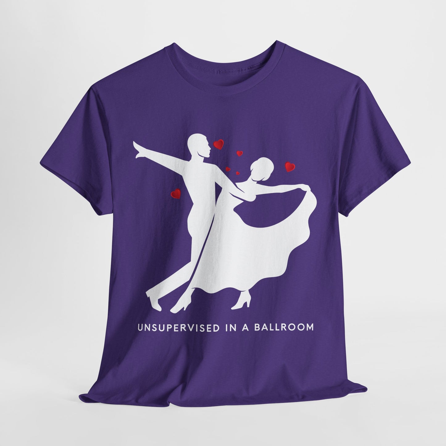 Teen/Adult Unisex “Unsupervised in a Ballroom” T-Shirt – Bold & Bookish Romance Apparel