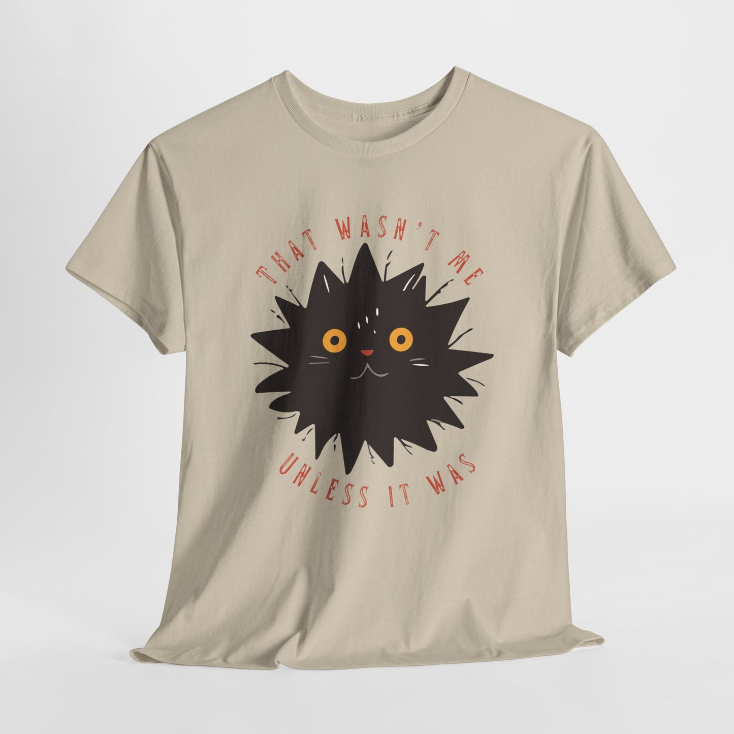 Teen/Adult Unisex Unless It Was Tee – Mysterious. Suspicious. Adorably Guilty.