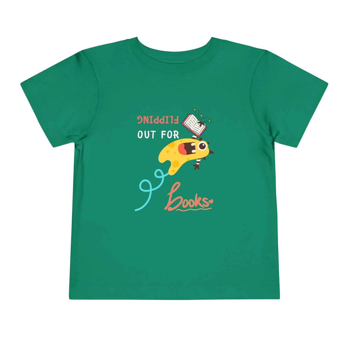 Toddler Flipping Out for Books Tee
