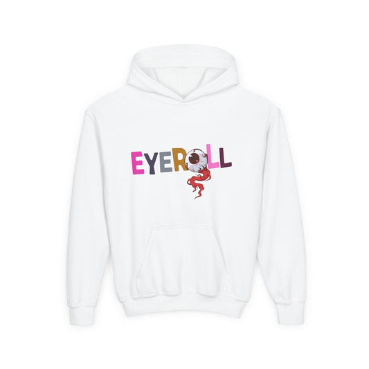 Youth Eyeroll Hoodie – For Kids with Extra Expression Power