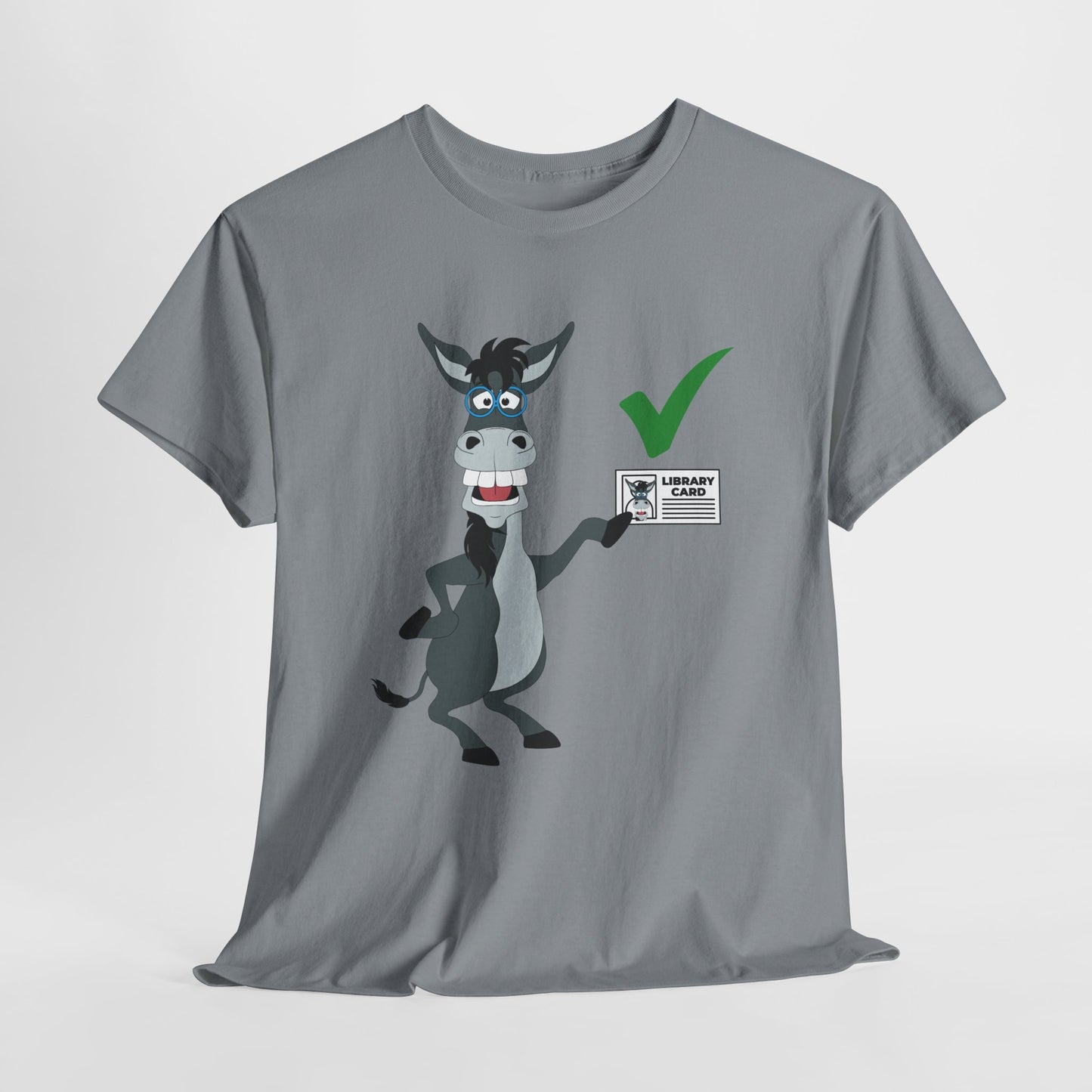 Teen/Adult Unisex Card-Carrying Genius Tee – Flash Your Library Power