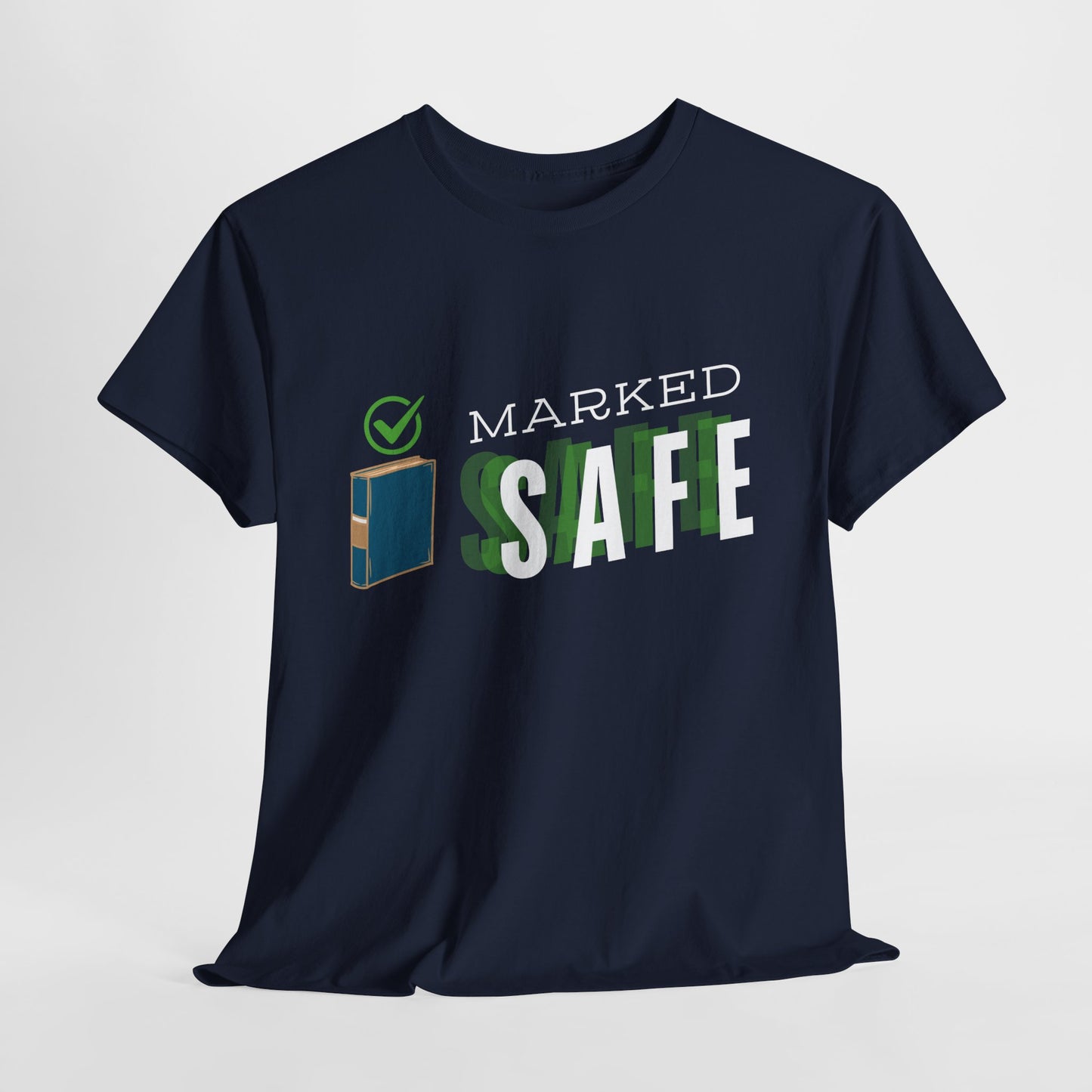 Teen/Adult Unisex Tee – Marked Safe by the Book