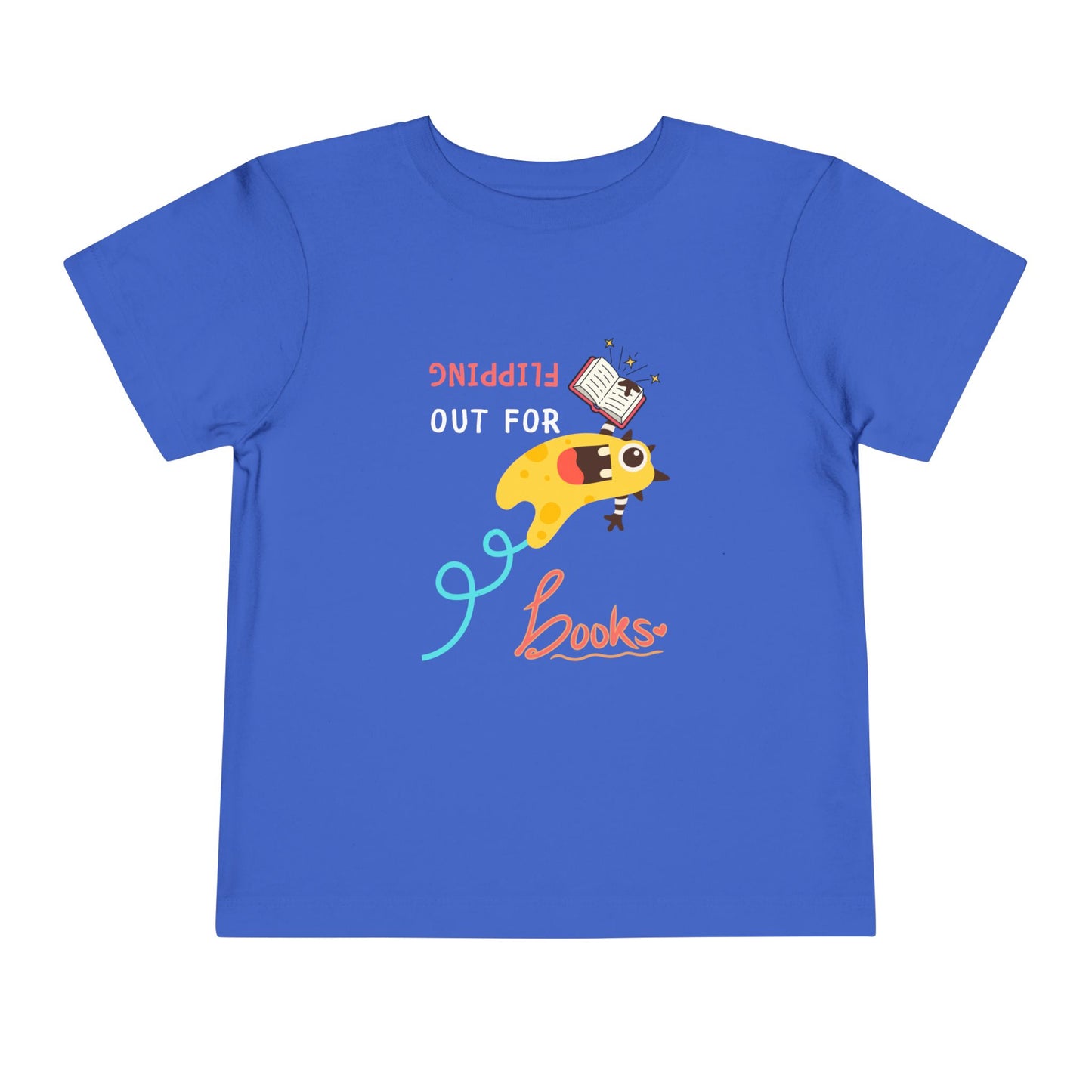 Toddler Flipping Out for Books Tee