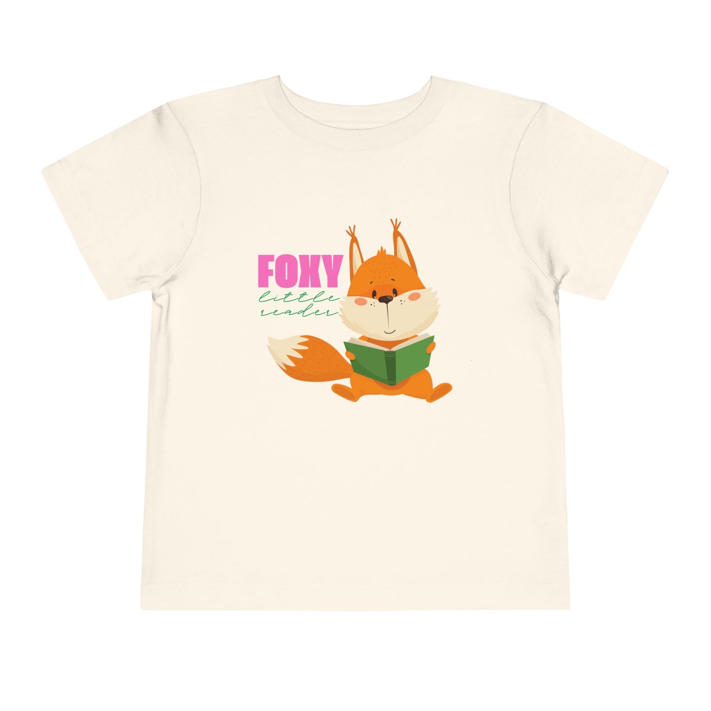 Toddler Foxy Little Reader Tee – Adorable Book-Lover Style