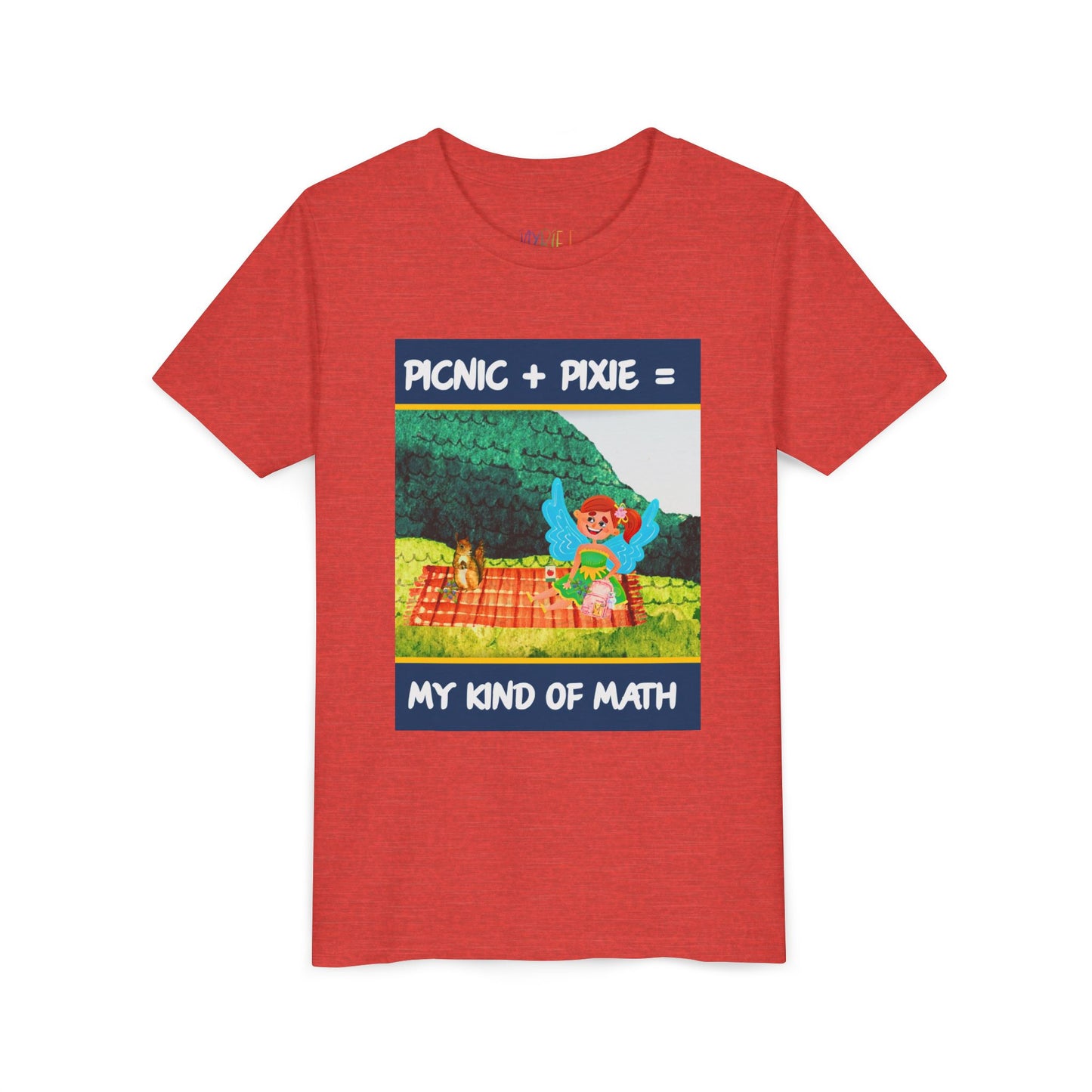 Youth Picnic + Pixie = My Kind of Math Tee – Fun Outdoor T-Shirt for Curious Kids and Creative Thinkers