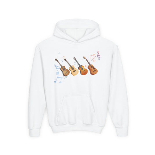 Youth Guitar Groove Hoodie – For Kids Who March to Their Own Beat