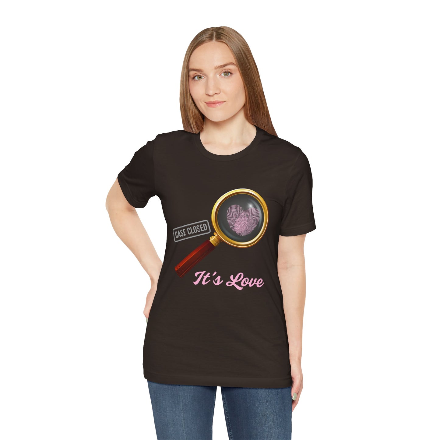 Teen/Adult Unisex Case Closed Its Love T-Shirt