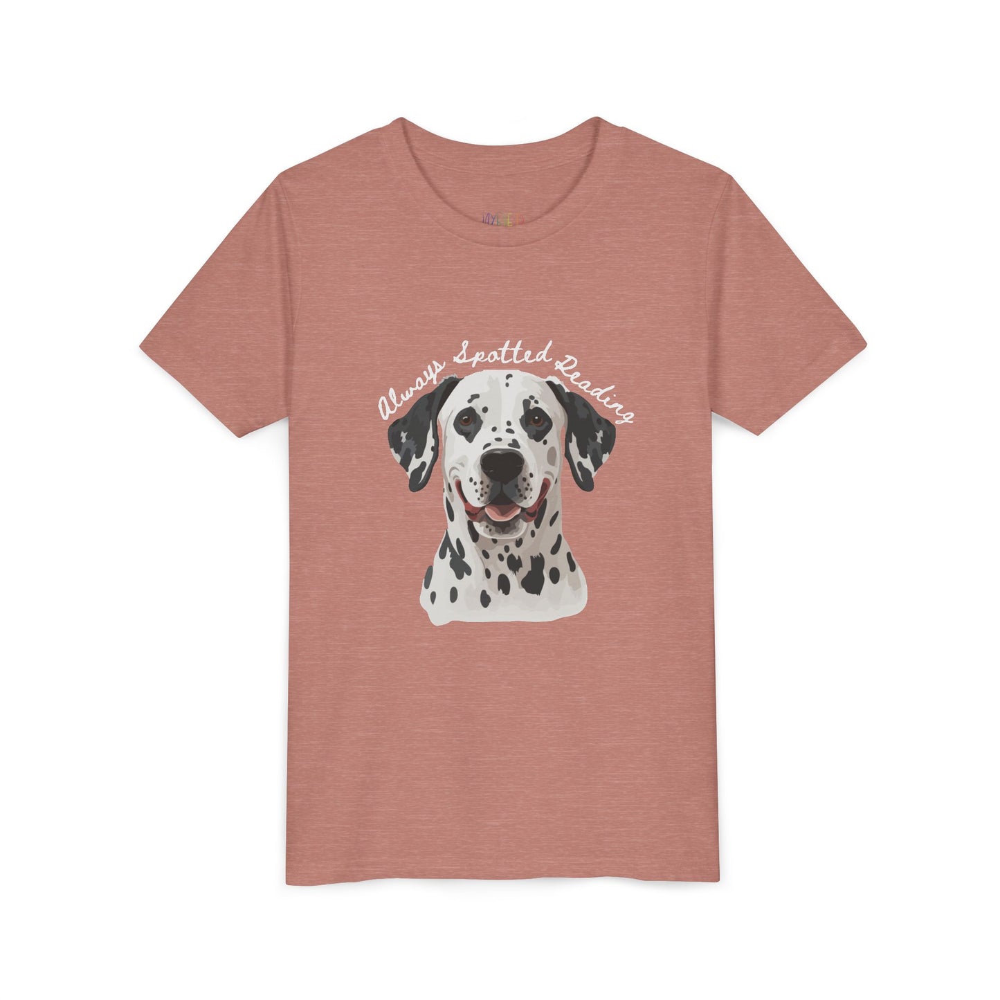 Youth Always Spotted Reading T-Shirt – A Paws-itively Bookish Look