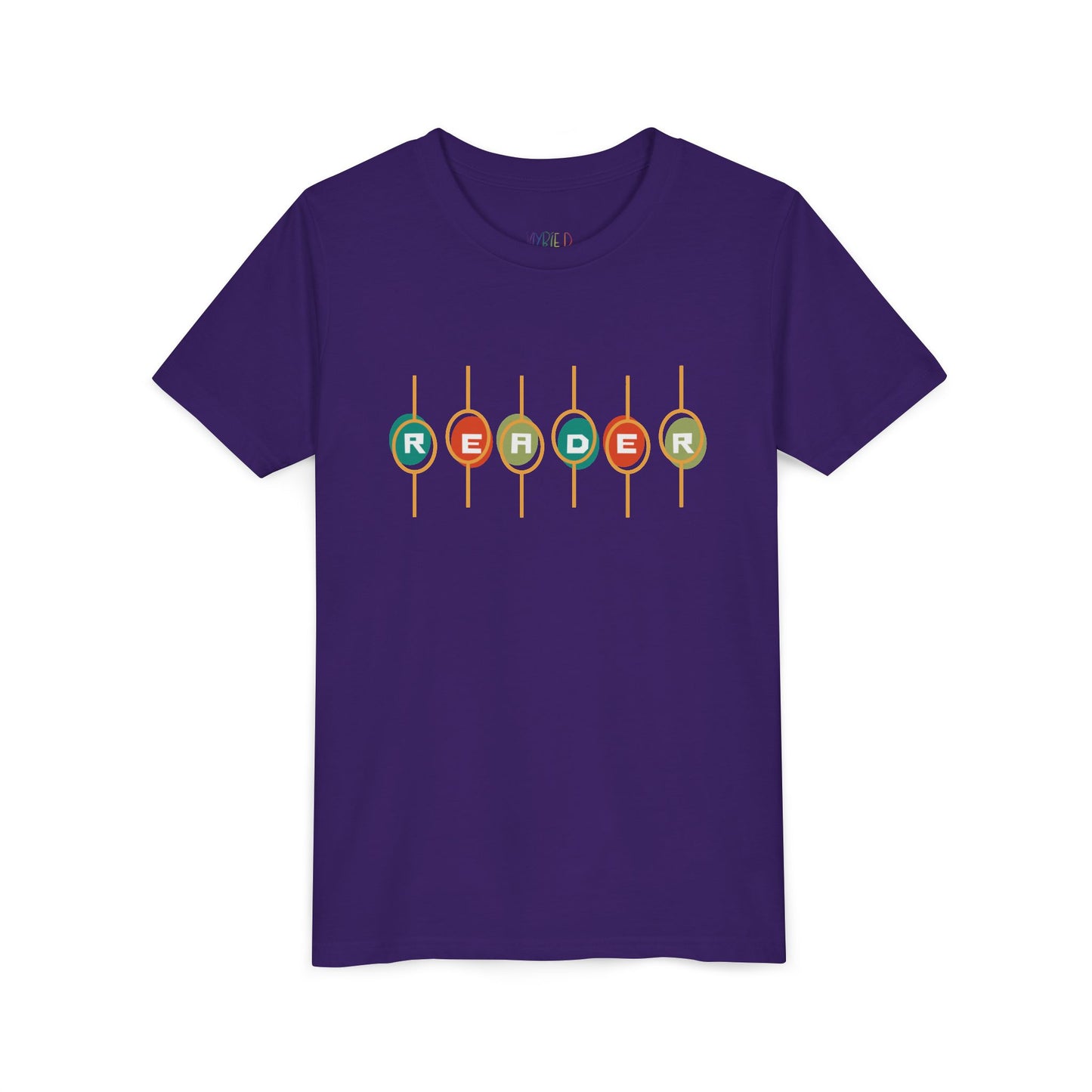 Youth READER Retro Dial Tee, For bookworms who like their style as bold as their stories