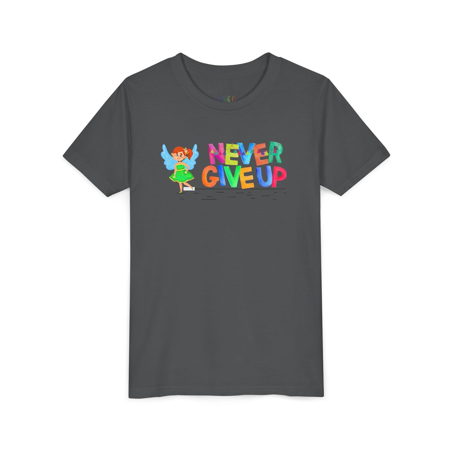 Youth Never Give Up Tee – Keep Going, Keep Growing