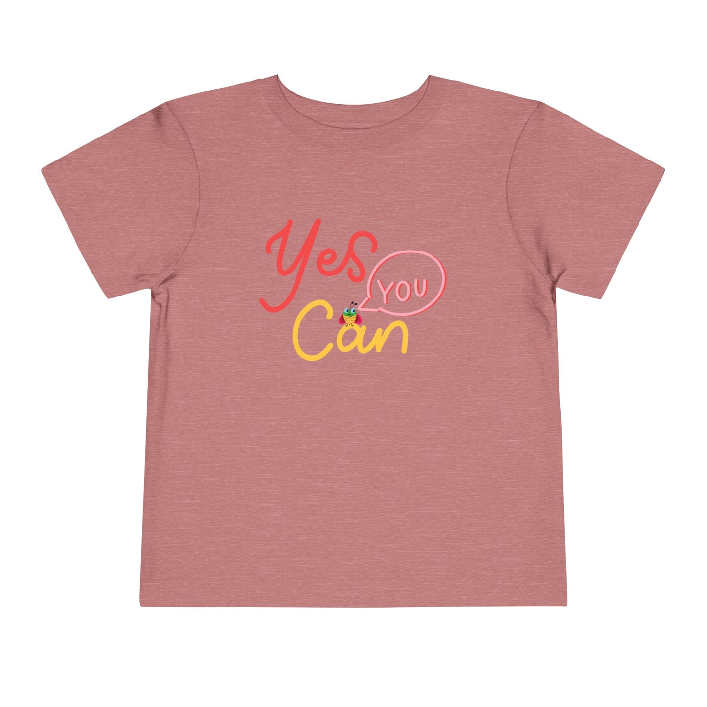 Toddler Yes You Can Tee – Motivational Shirt for Brave Little Ones