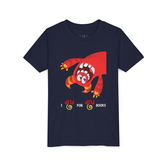 Youth I Flip for Books Tee