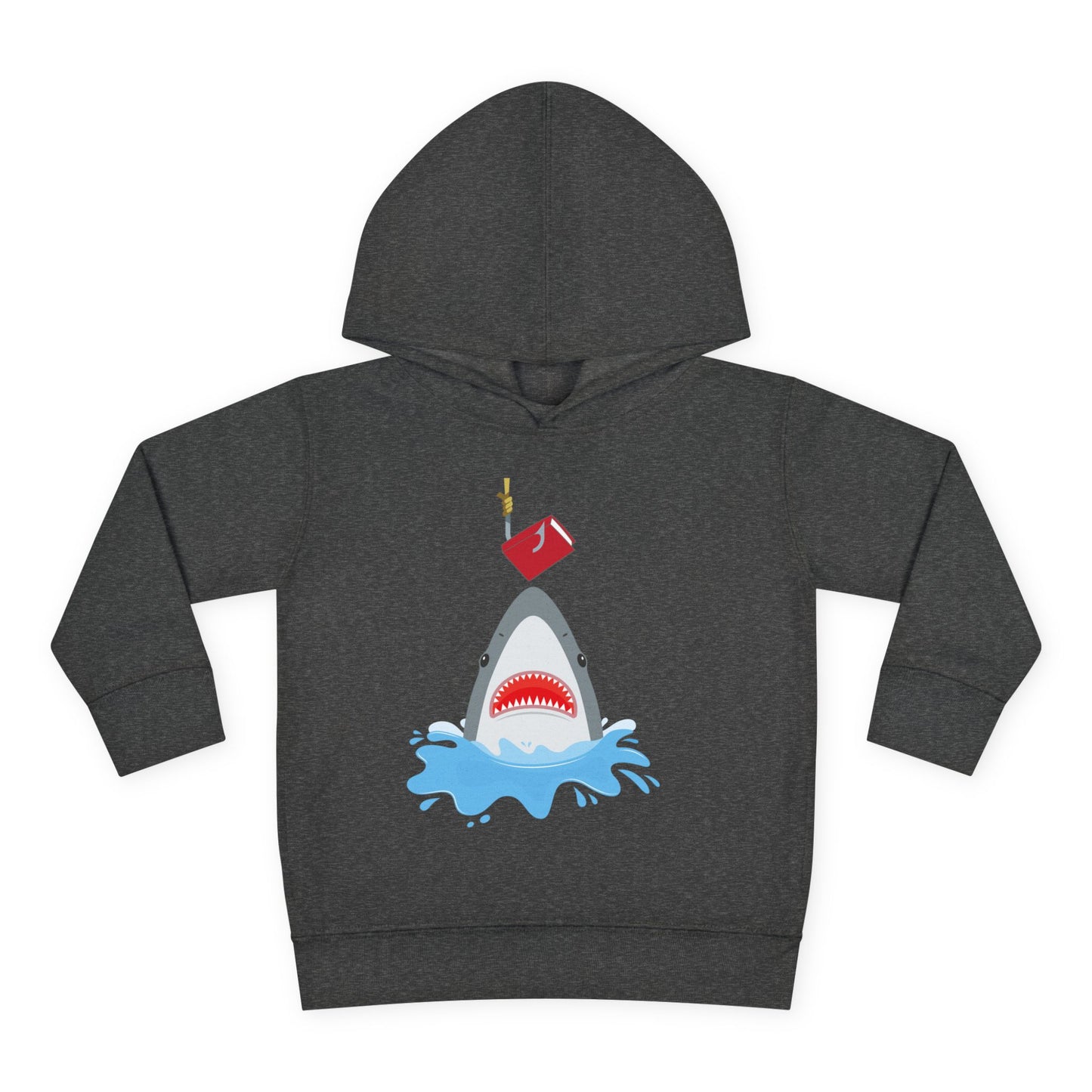 Toddler Book Bite Hoodie – Shark Reading Adventure Design