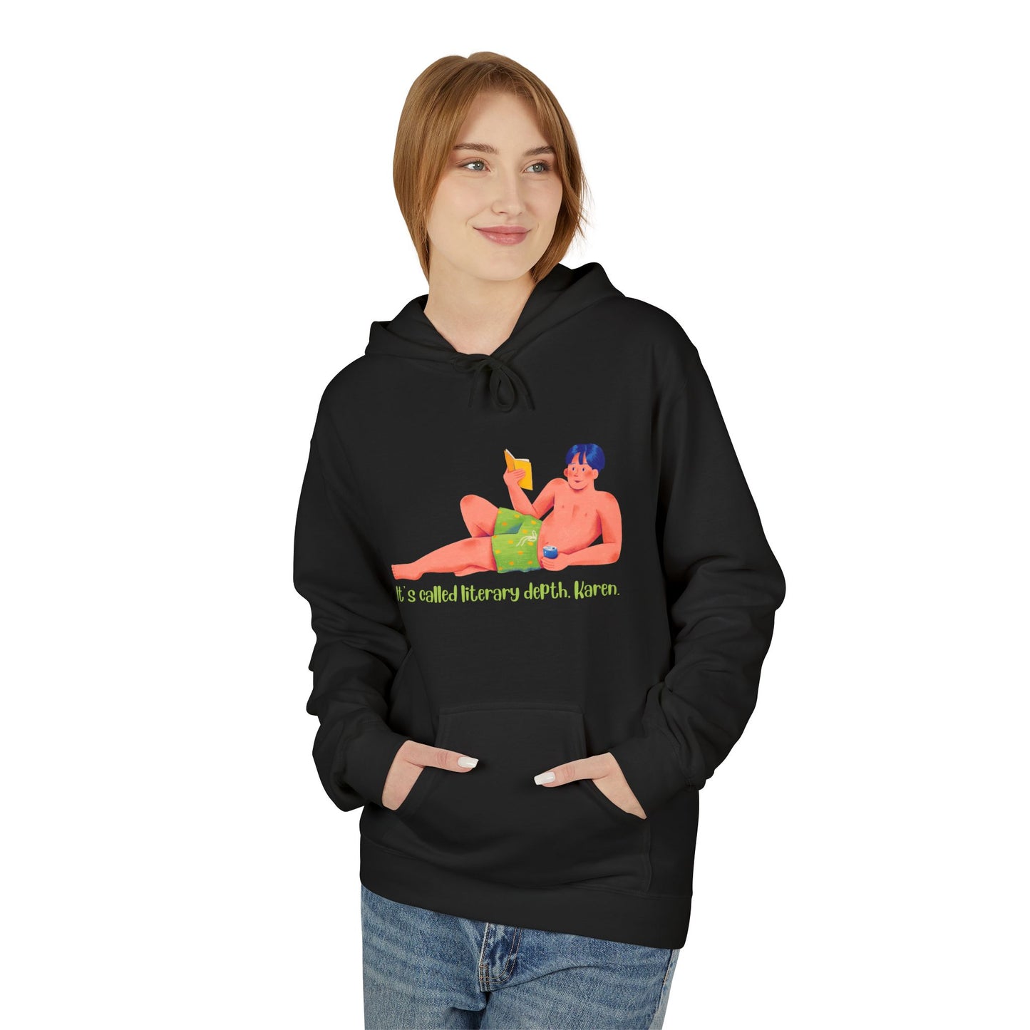 Teen/Adult Unisex Literary Depth Karen Hoodie