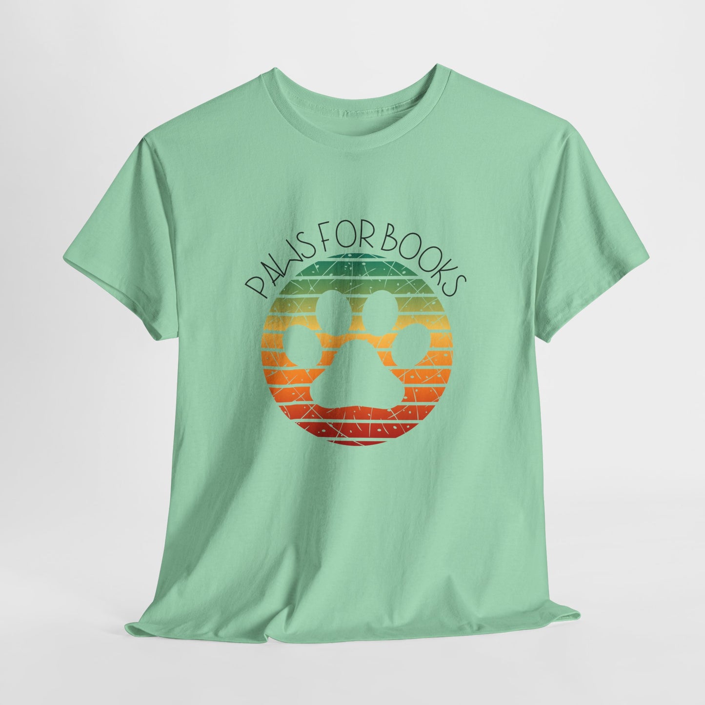 Teen/Adult Unisex Paws for Books Tee – Where Tails Wag and Pages Turn