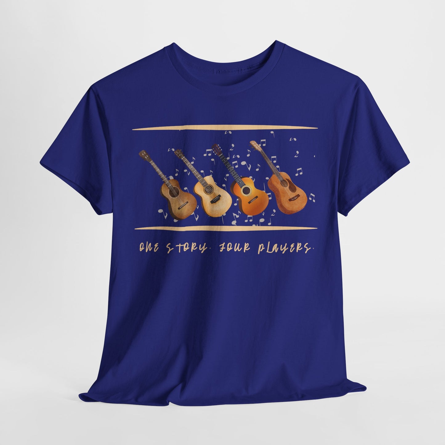 Teen/Adult Unisex One Story, Four Players Tee – Harmony in Every Note