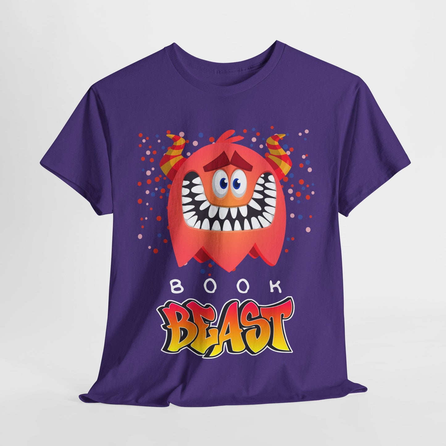 Teen/Adult Unisex Book Beast – Fierce & Fun Reading Monster Tee