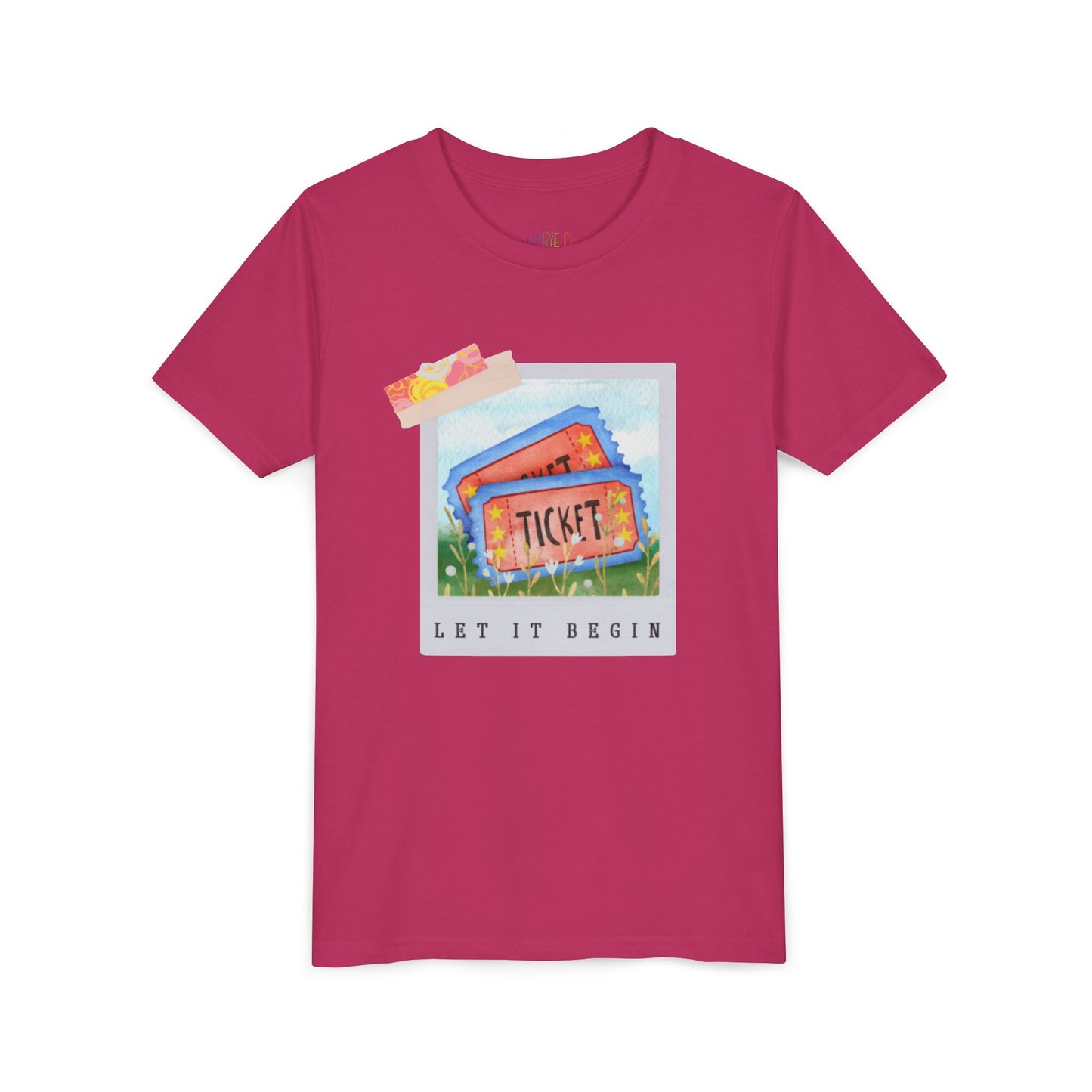 Youth Let It Begin T-Shirt – Ticket to Wonder Awaits