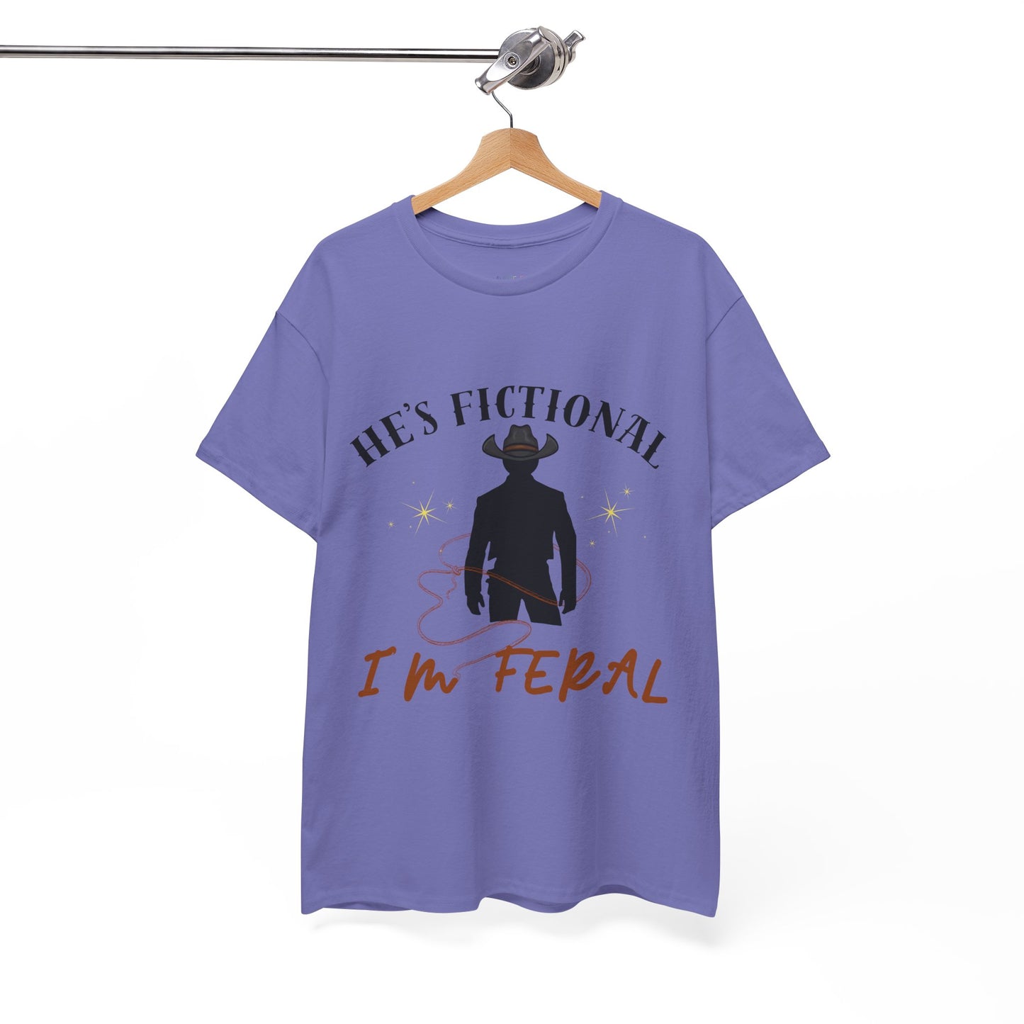 Teen/Adult Unisex Tee He’s Fictional, I’m Feral