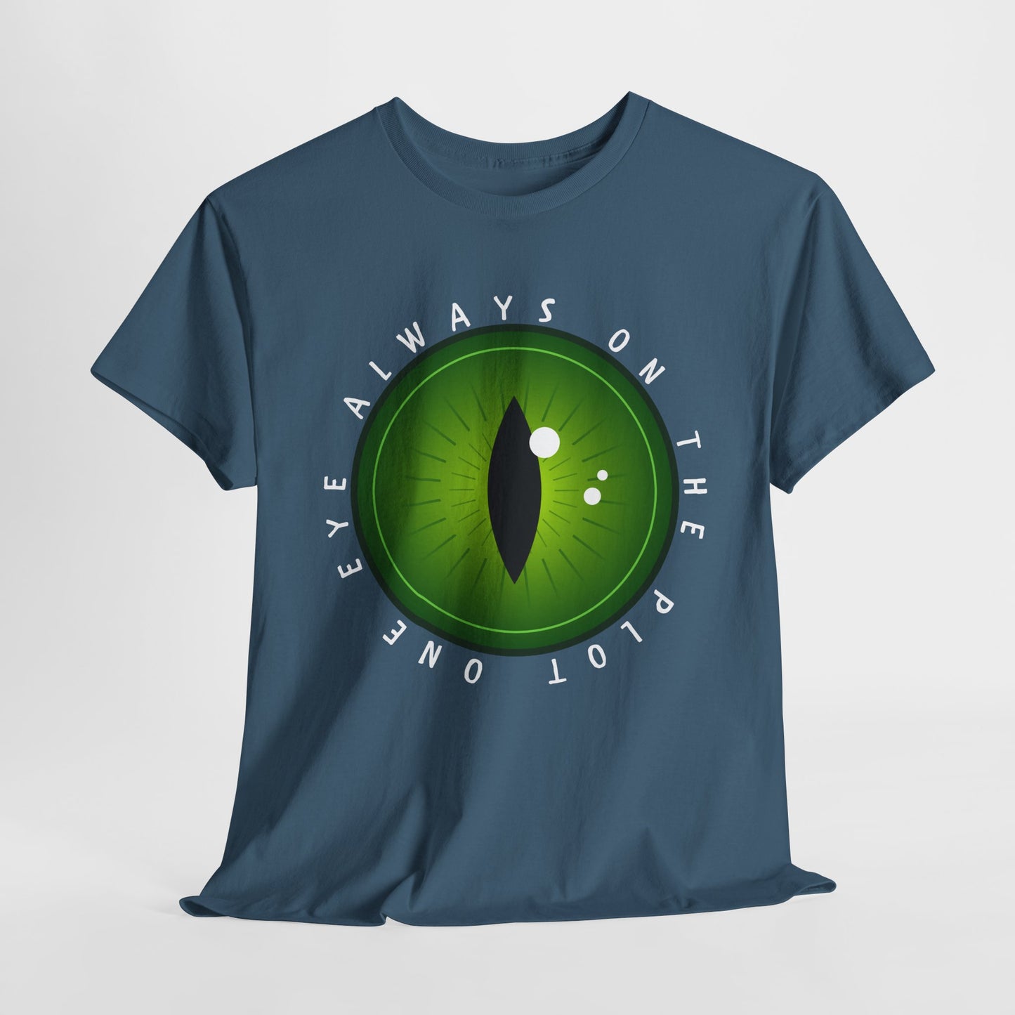 Teen/Adult Unisex One Eye on the Plot – Bold Reader Focus Tee