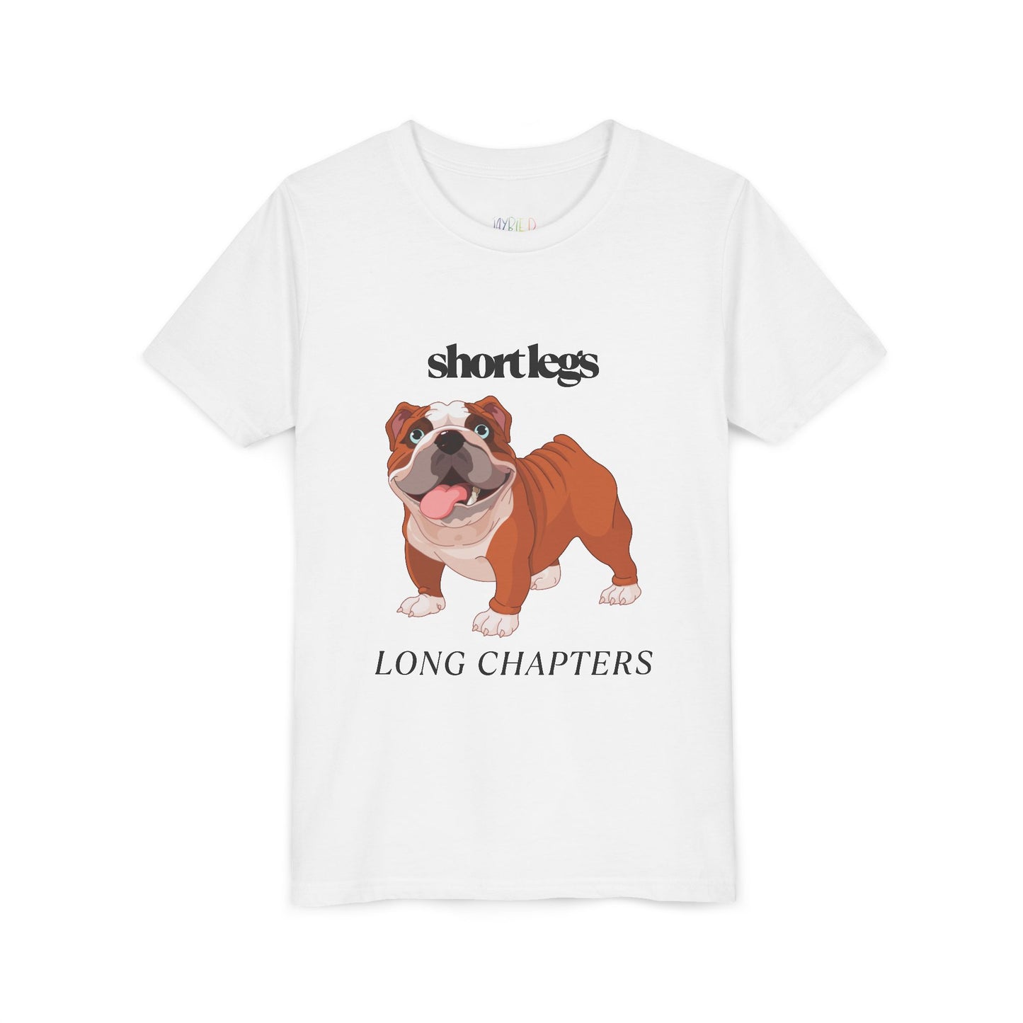 Youth Short Legs, Long Chapters T-Shirt – For Readers with Big Stories to Tell