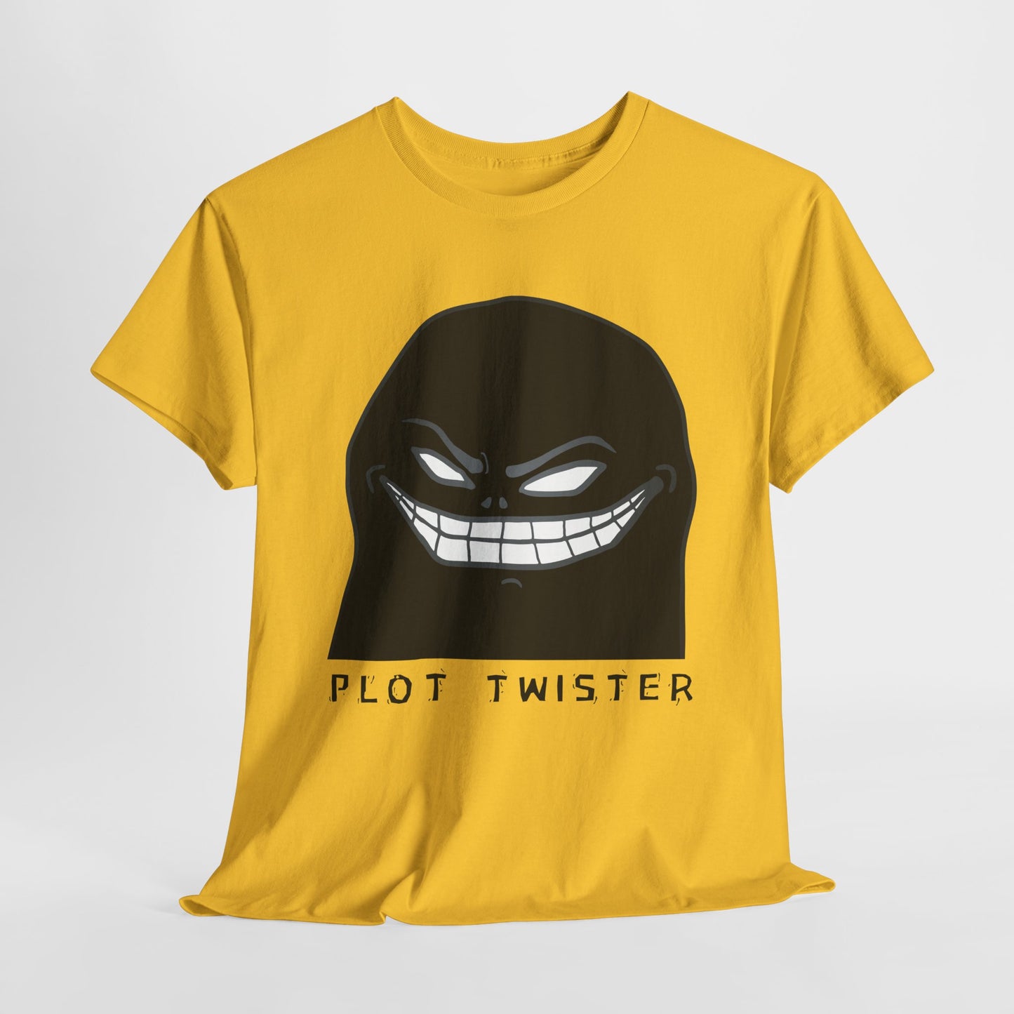 Teen/Adult Unisex Plot Twister Tee – Master of Mayhem & Cliffhangers