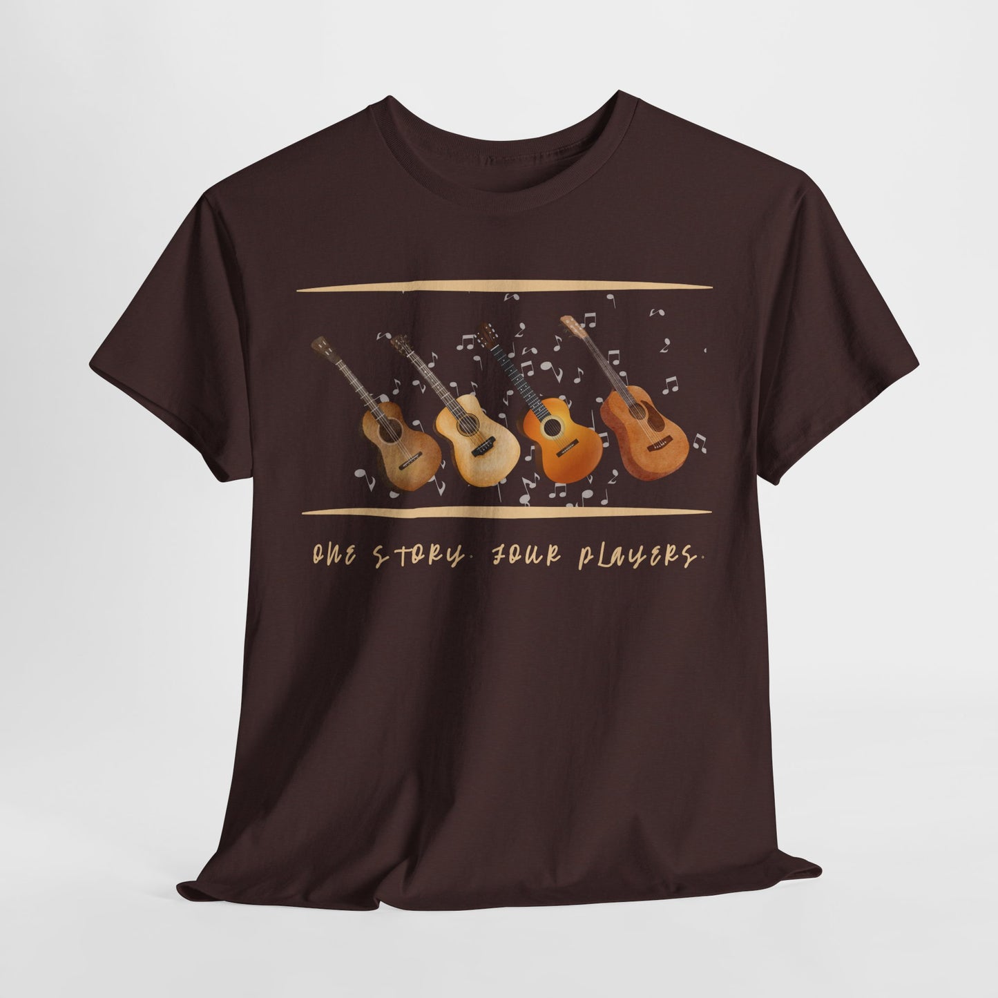 Teen/Adult Unisex One Story, Four Players Tee – Harmony in Every Note
