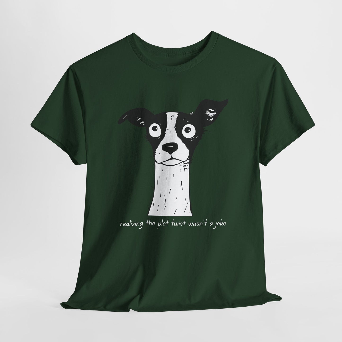 Teen/Adult Unisex Plot Twist Panic Tee – This Can’t Be Happening