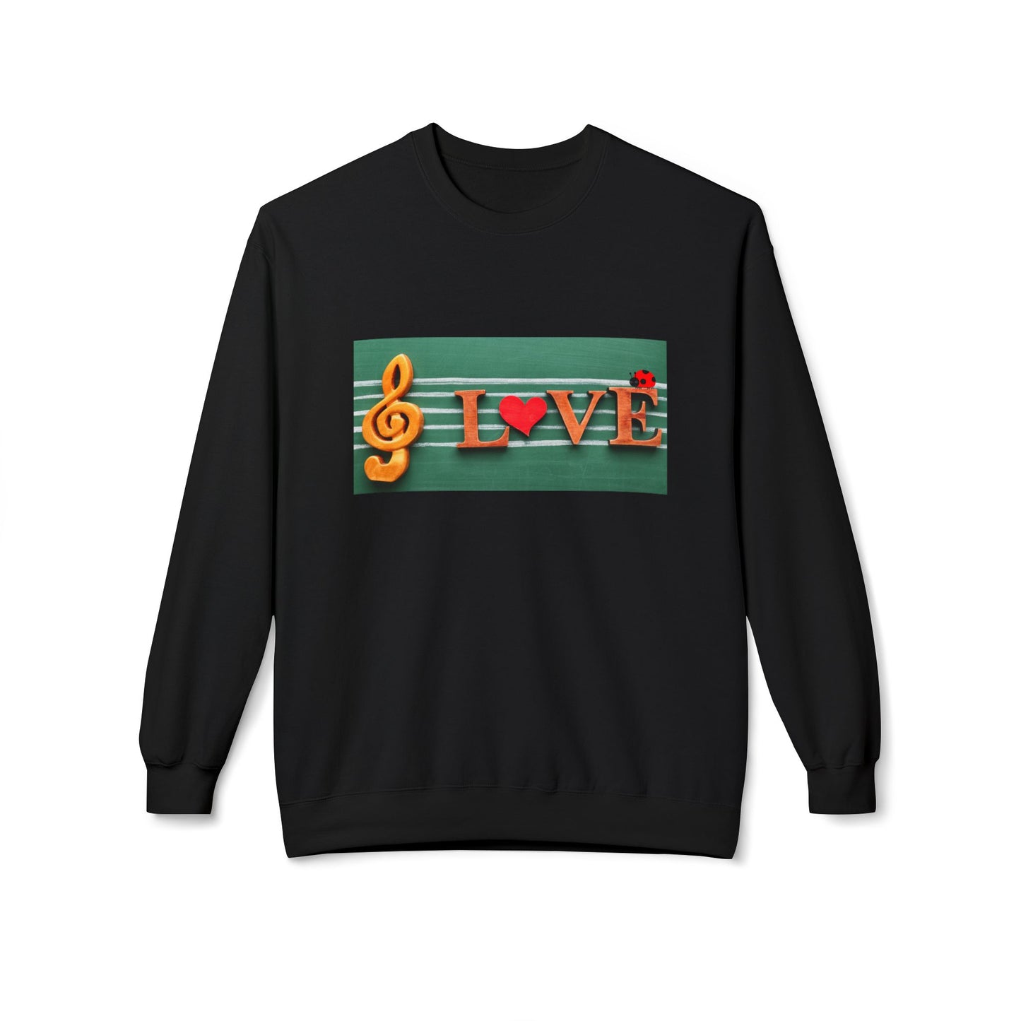 Teen/Adult Unisex Love Music Sweatshirt