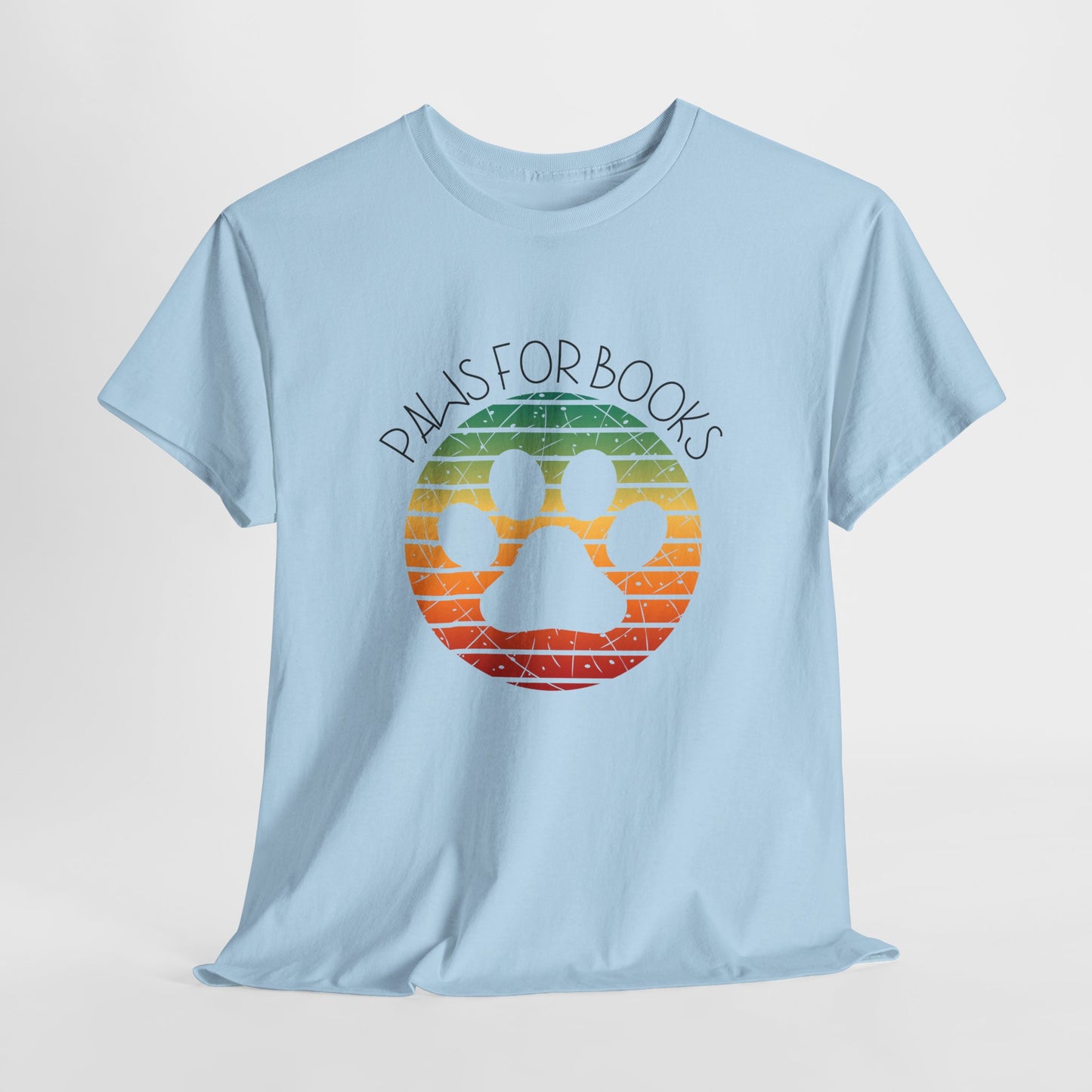 Teen/Adult Unisex Paws for Books Tee – Where Tails Wag and Pages Turn