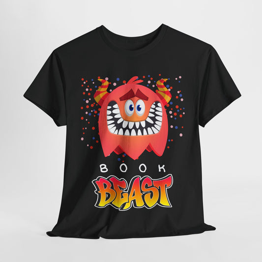 Teen/Adult Unisex Book Beast – Fierce & Fun Reading Monster Tee