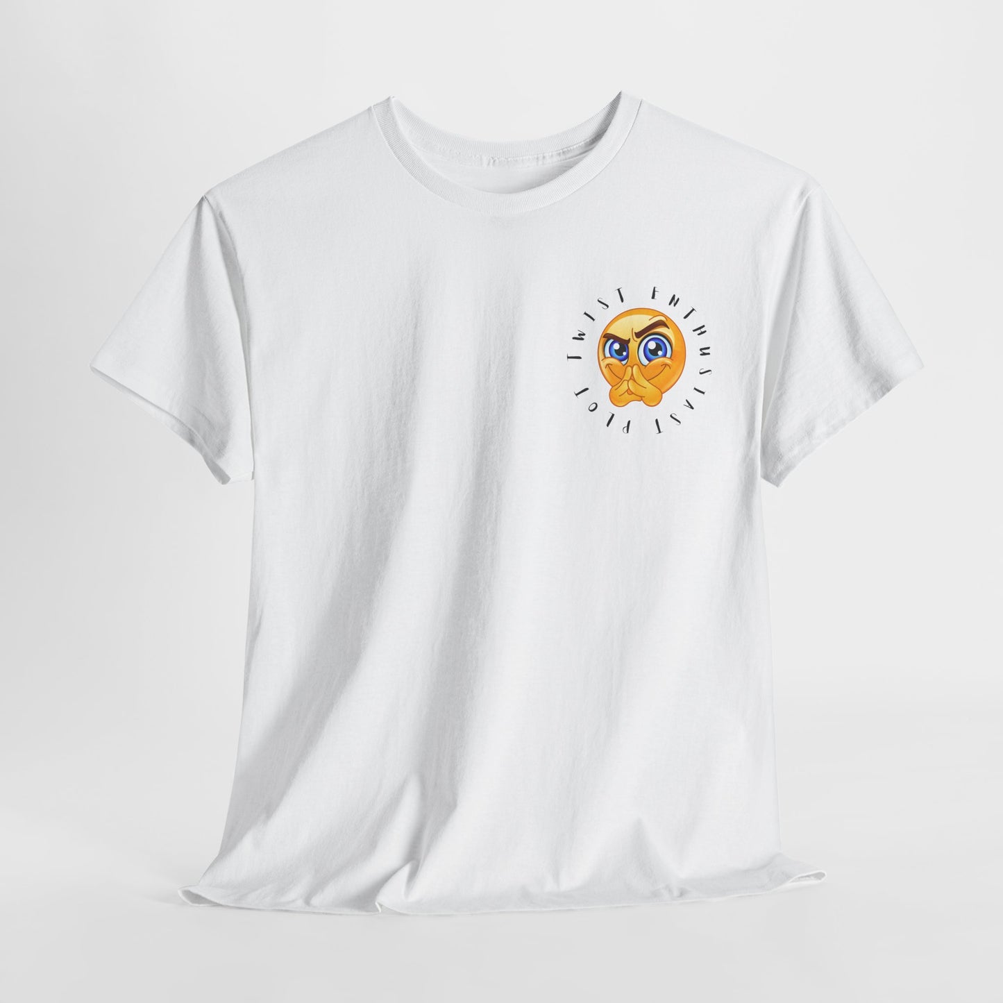 Teen/Adult Unisex Tee – Plot Twist Enthusiast (Emoji Edition)