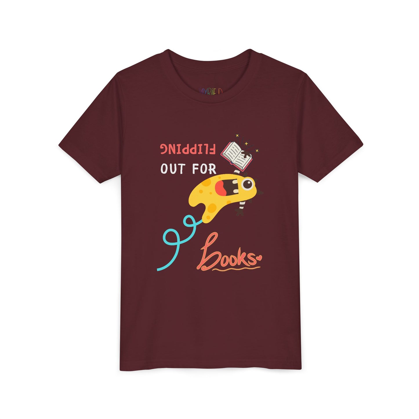Youth Flipping Out for Books Tee
