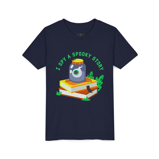 Youth T-Shirt – I Spy a Spooky Story