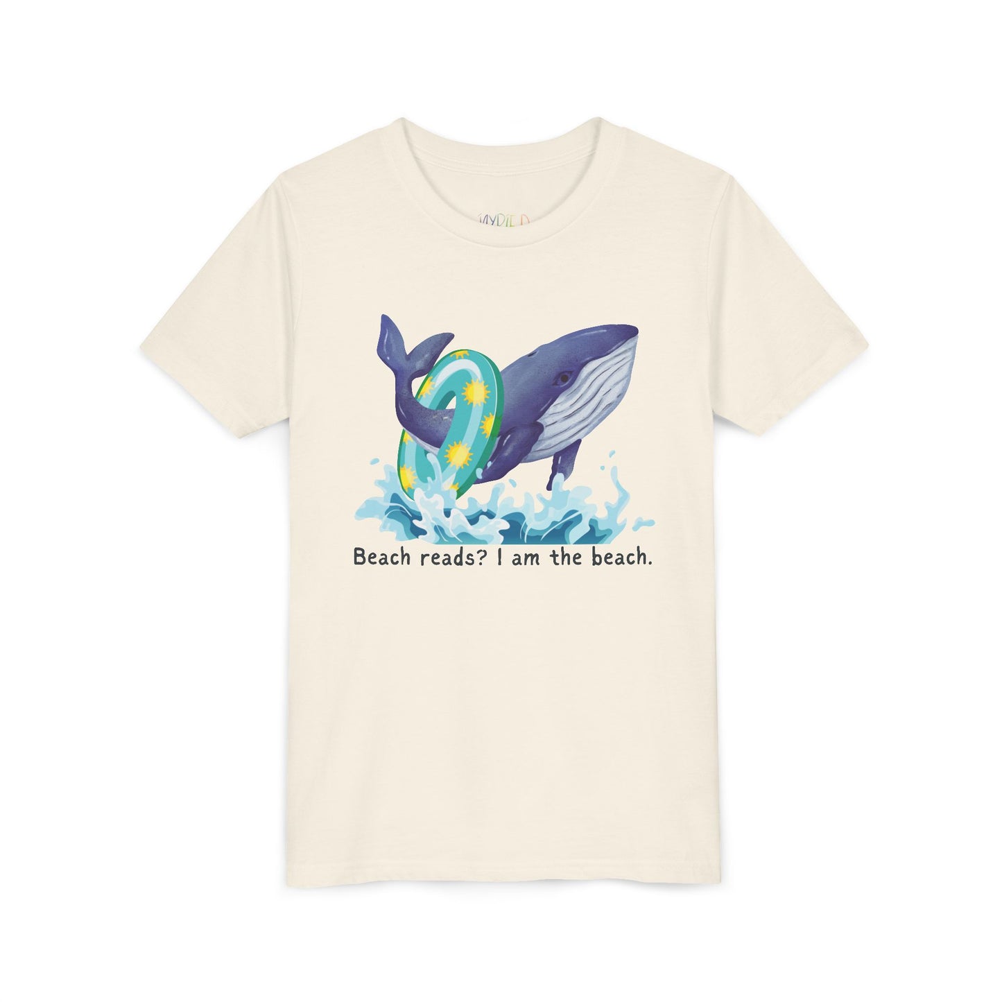 Youth Beach Reads? I Am the Beach Tee – Whale Shirt for Kids Who Make Waves