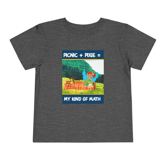 Toddler My Kind of Math Tee – Mei-Mei Picnic Shirt for Imaginative Thinkers