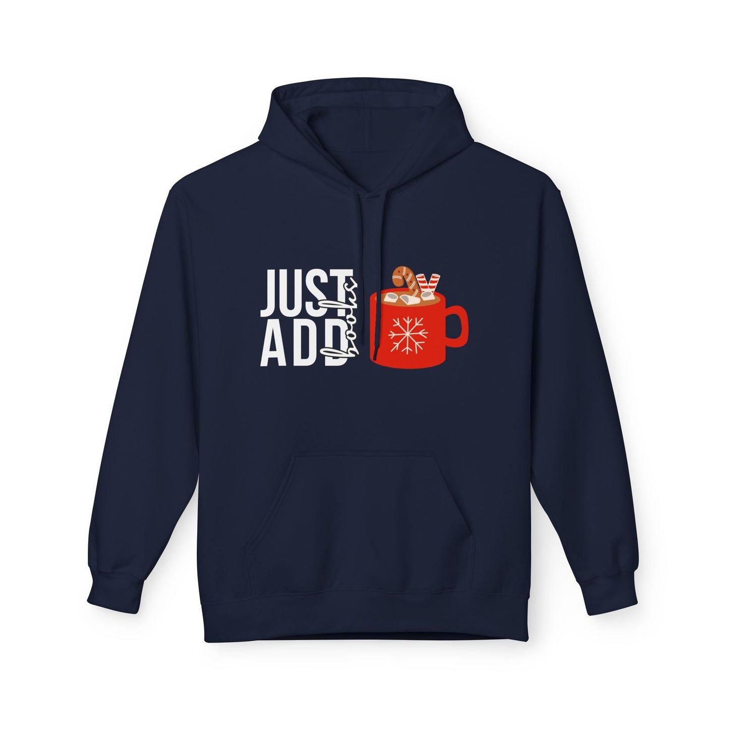 Teen/Adult Unisex Just Add Books Hoodie â€“ Winter Hot Cocoa and Book Loverâ€™s Hoodie Printify
