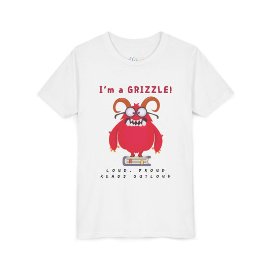 Youth I’m a GRIZZLE! Loud and Proud Reader T-Shirt
