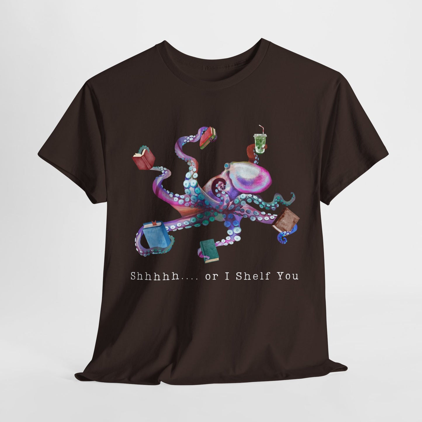 Teen/Adult Unisex Shhhh… or I Shelf You Unisex Tee
