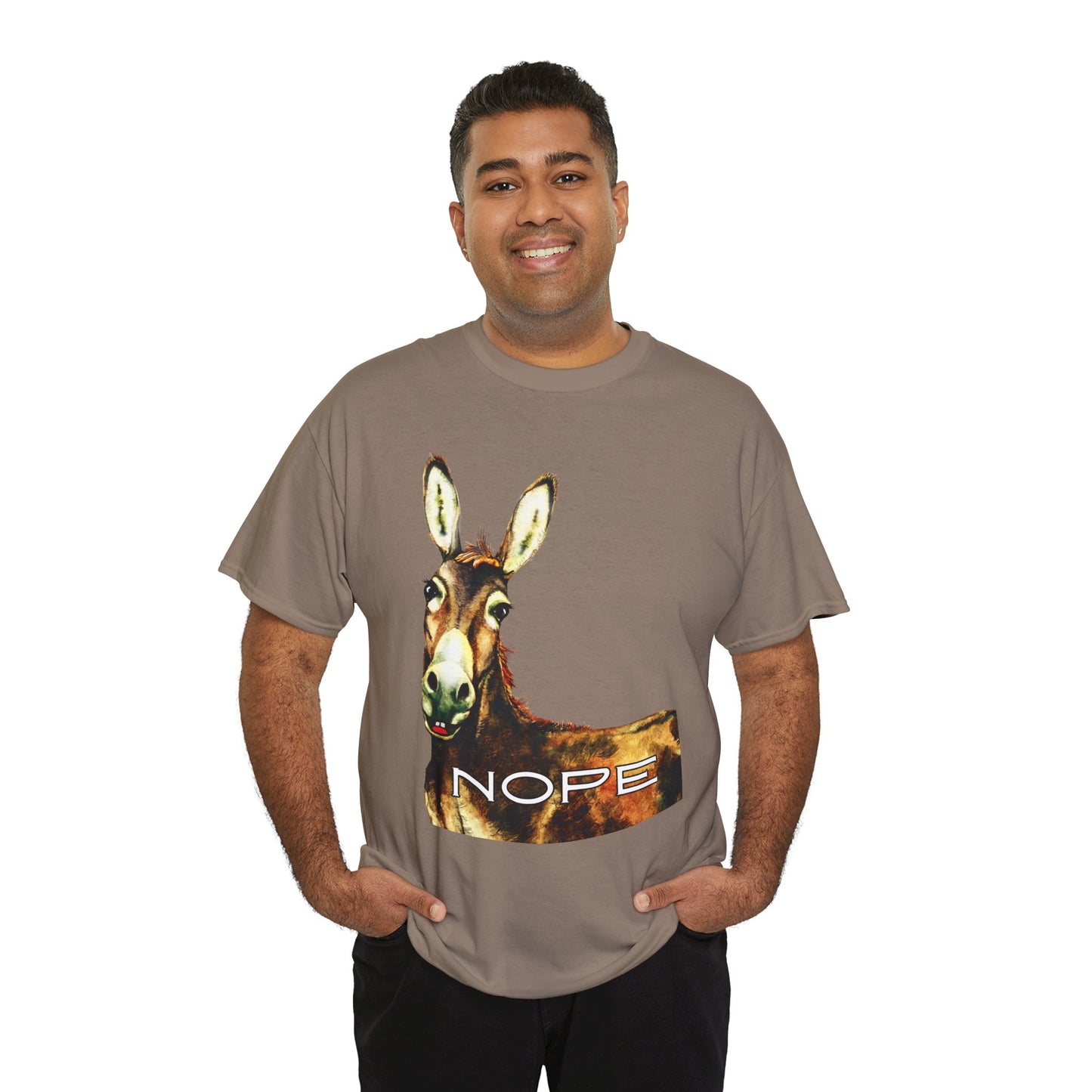 Teen/Adult Unisex Donkey NOPE T-Shirt