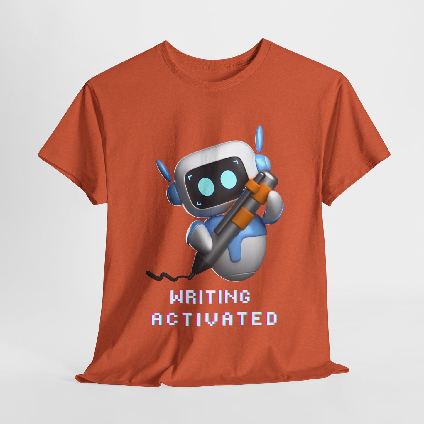 Teen/Adult Unisex Writing Activated Tee – Geeky-Cool Motivation for Story Starters & Scribblers