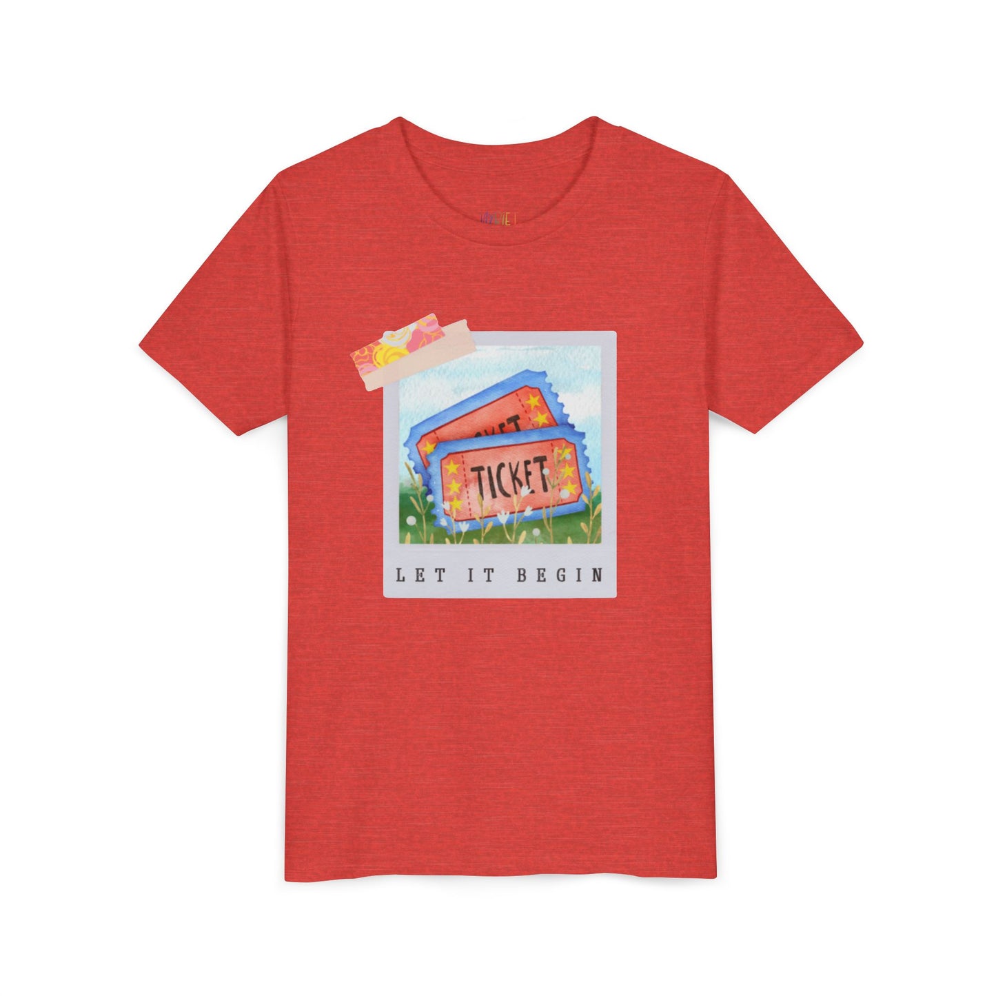 Youth Let It Begin T-Shirt – Ticket to Wonder Awaits