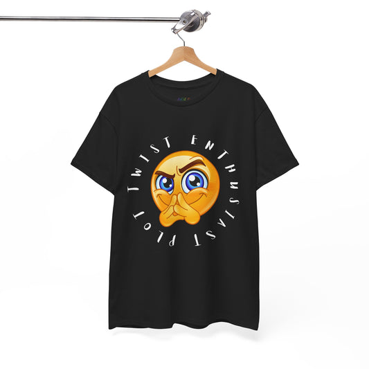 Teen/Adult Unisex Tee â€“ Plot Twist Enthusiast (Emoji Edition)
