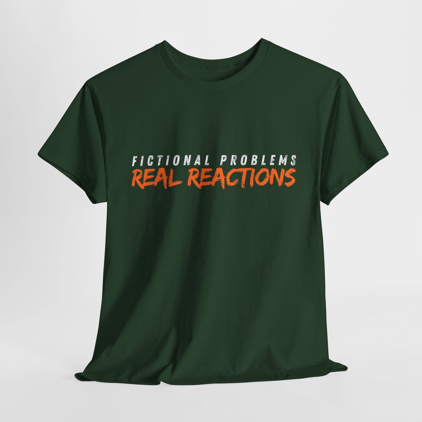 Teen/Adult Unisex Bookish Tee – Fictional Problems, Real Reactions