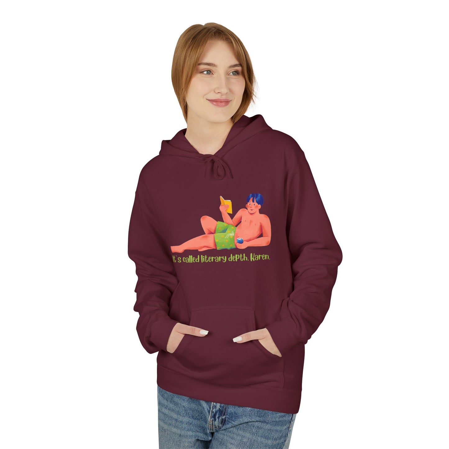 Teen/Adult Unisex Literary Depth Karen Hoodie