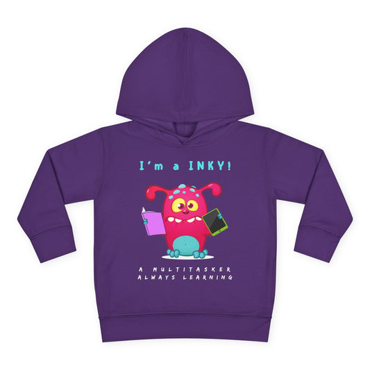 Toddler I’m an Inky Hoodie – Multitasking Monster Reader Design